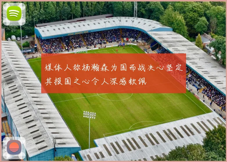 媒体人称杨瀚森为国而战决心坚定其报国之心令人深感钦佩