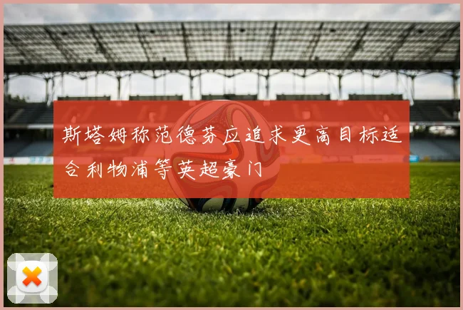 斯塔姆称范德芬应追求更高目标适合利物浦等英超豪门